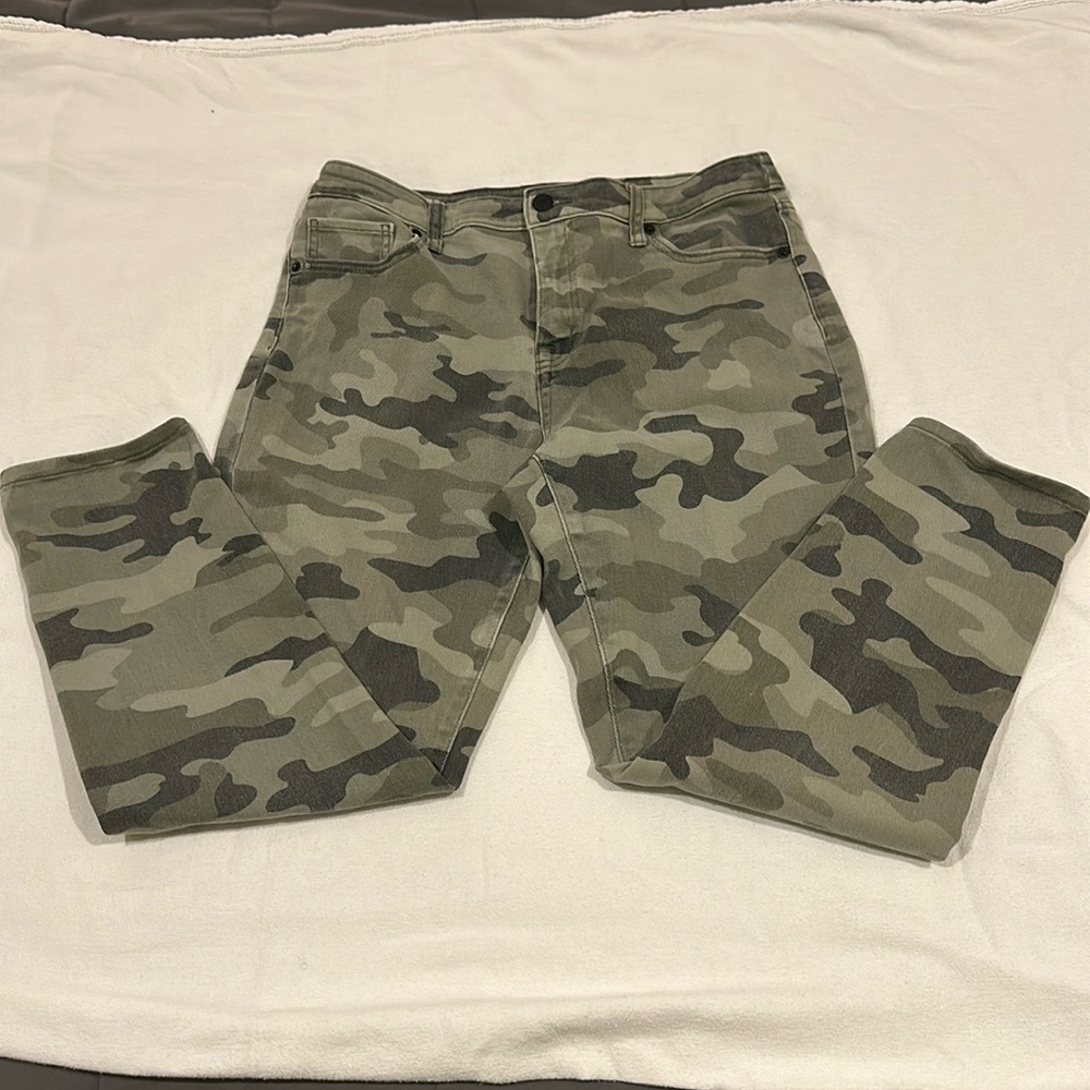 GUC denim camo five pocket jeans